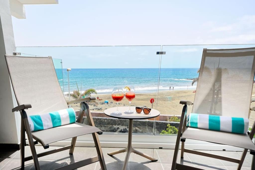Amapola Blue Sea - Recien Reformado, Frente Al Mar Apartment San Agustin  Exterior photo